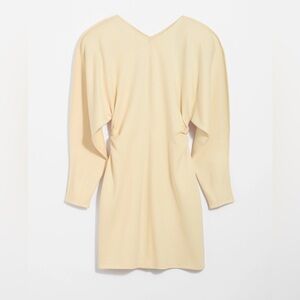 & Other Stories Butter Yellow Mini Dress